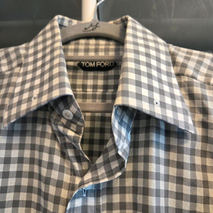 톰포드 체크 셔츠
