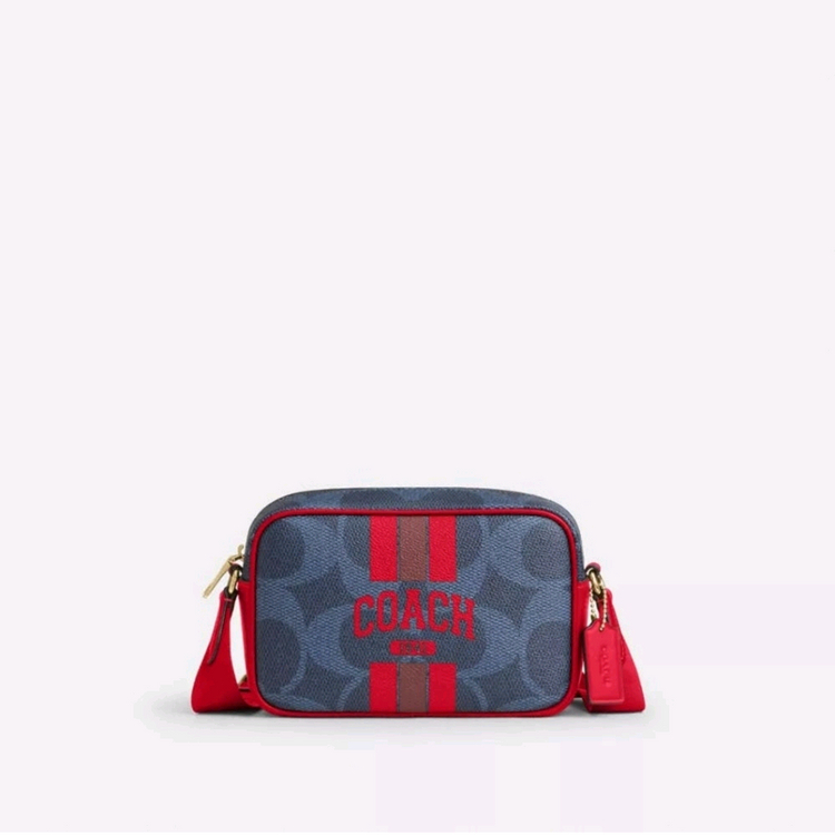 코치 캔버스 크로스백 이미지