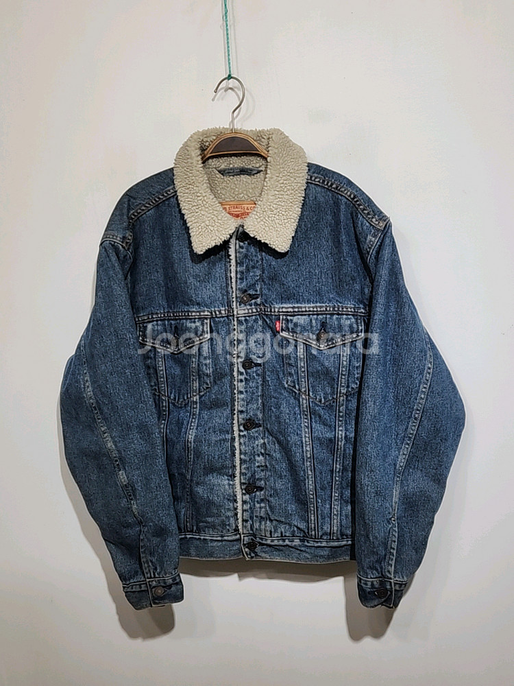(XL) 리바이스 양털 청자켓 레드탭 데님자켓 빈티지--0