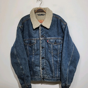 (XL) 리바이스 양털 청자켓 레드탭 데님자켓 빈티지