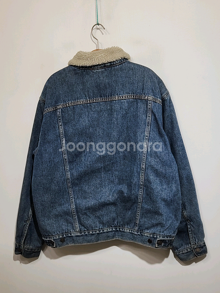 (XL) 리바이스 양털 청자켓 레드탭 데님자켓 빈티지--4