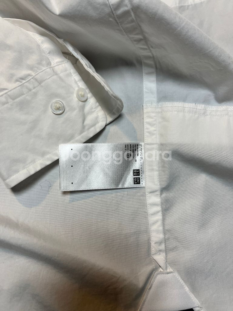 질샌더 유니클로 화이트 셔츠 사이즈M--5