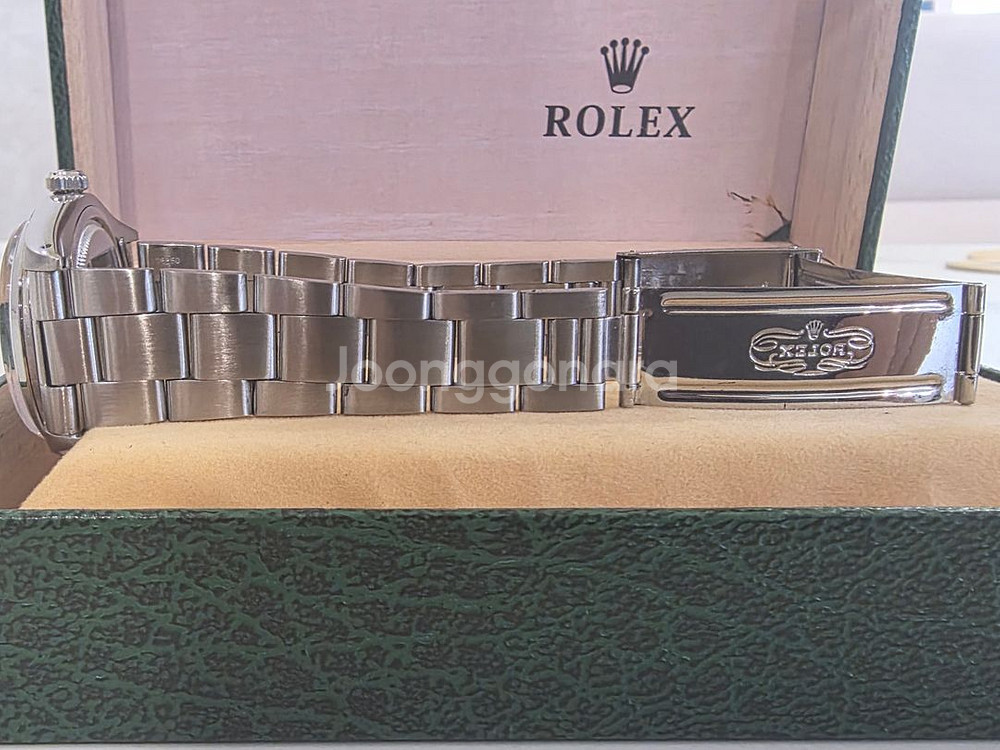 로렉스 오이스터 퍼페츄얼 민트다이얼 34MM 단품--4