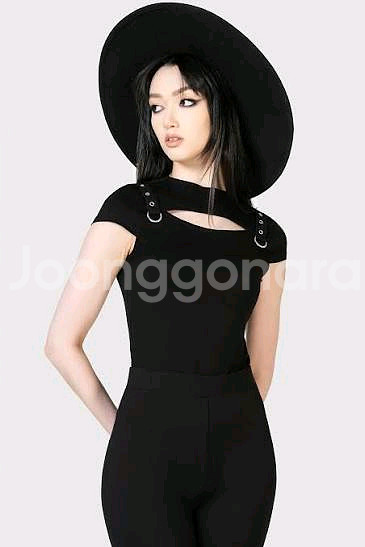 킬스타 반팔 고스룩 티셔츠--0