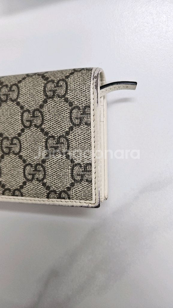 구찌 GG 수프림 호스빗 카드지갑--8