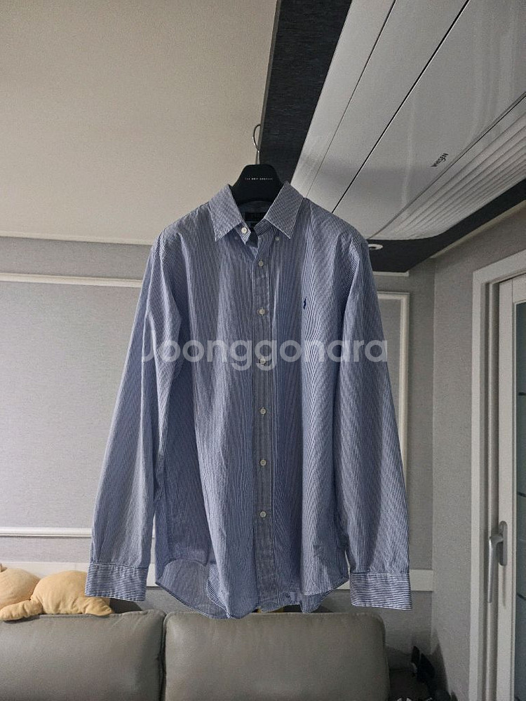 [거의 새것] 폴로 랄프로렌 스트라이프 클래식 셔츠 남방 L--0