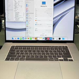 2019 맥북프로 16인치 i9 64gb 1tb