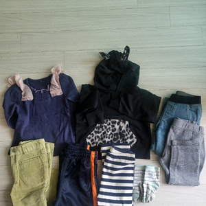 여아 의류 세트 100