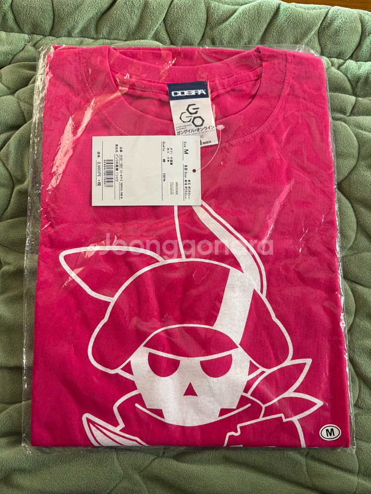 건게일 온러인 핑크 데빌 반팔티셔츠 (사이즈 M)--0