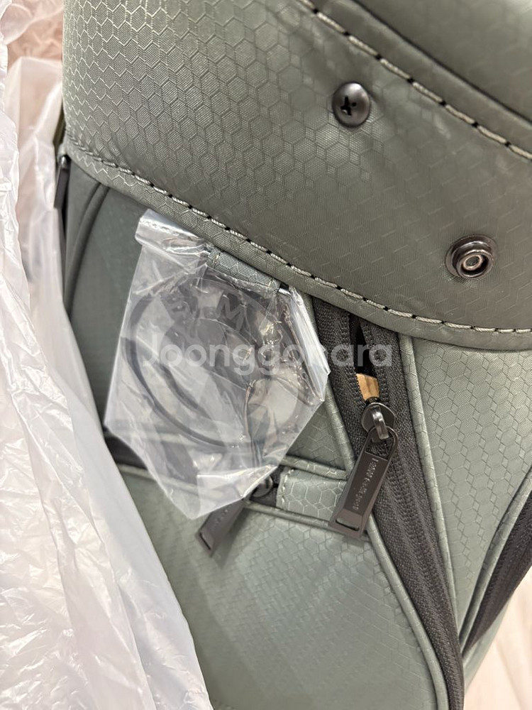 BMW 정품 골프백+보스턴백 세트 올리브그린--1