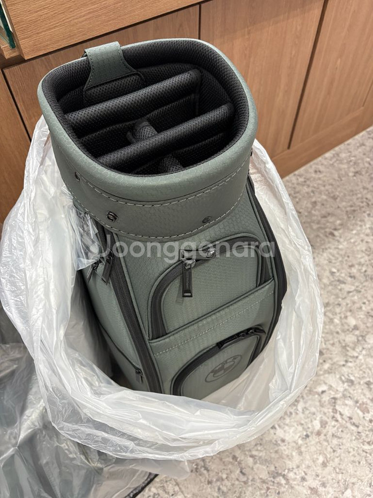 BMW 정품 골프백+보스턴백 세트 올리브그린--0