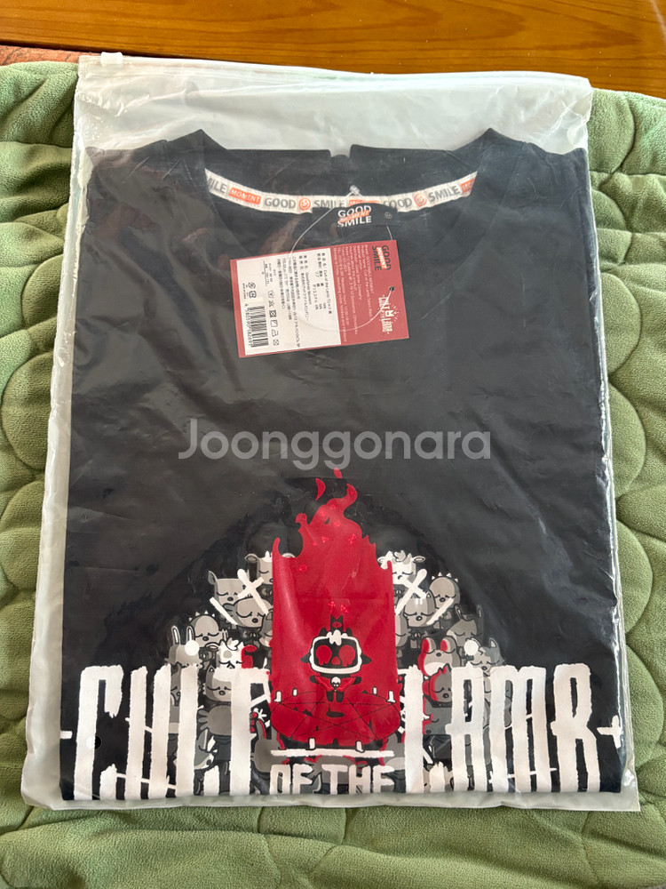 컬트 오브 더 램 블랙 반팔티셔츠 (사이즈 M)--0