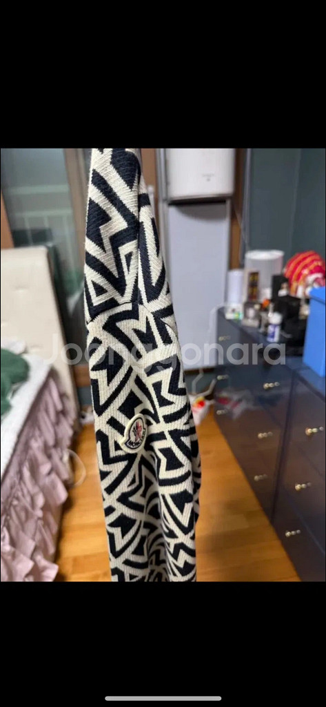 몽클레어 패턴 니트 스웨터--1