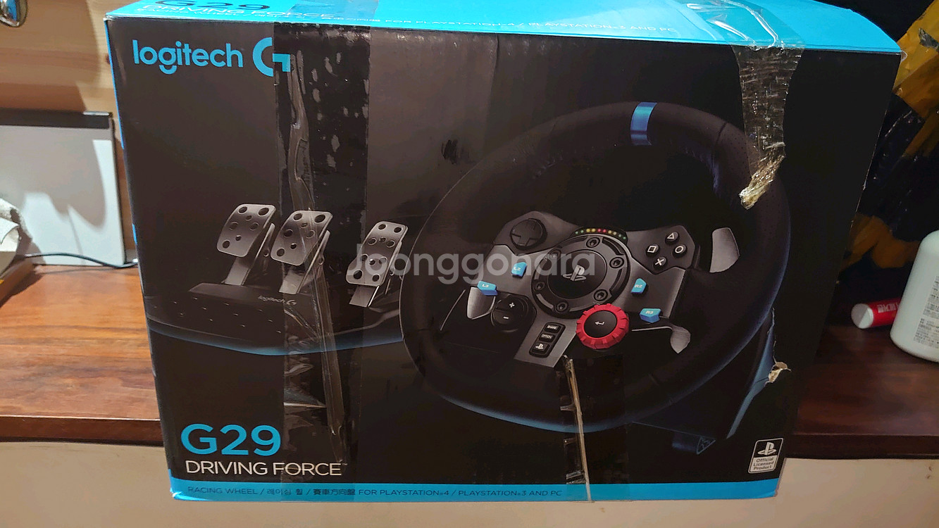 로지텍 G29 레이싱휠 세트 ps4,ps5,pc--9