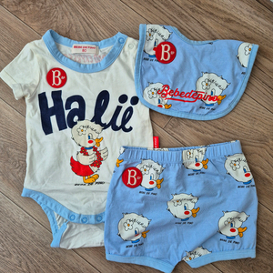 베베드피노 올오버할리 바디수트 80 (실착1회)