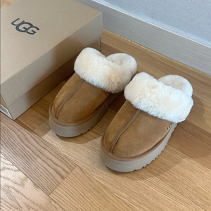 UGG 디스케트 플랫폼 체스트넛 230/ 6 사이즈