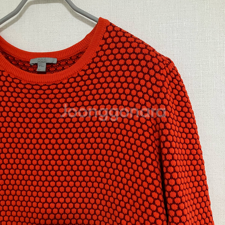 COS 코스 오렌지 니트 원피스--1