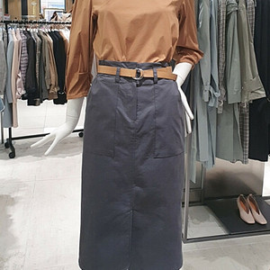 주크 ZOOC 백밴딩 스커트 55사이즈