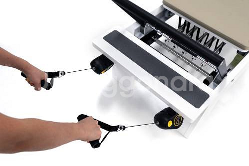 케어필라테스 와이드 플랫폼 풀리 리포머 수출용(풀리 부착/가죽선택 가능)--2