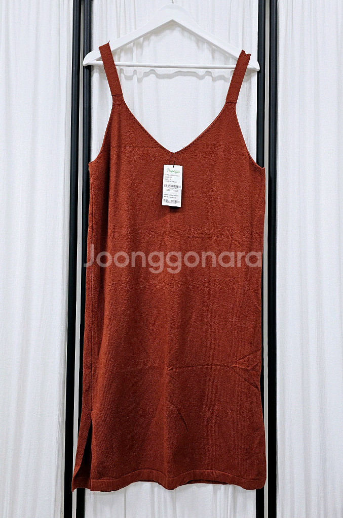 (택새상품)파파야 뷔스티에 원피스 니트 원피스--0