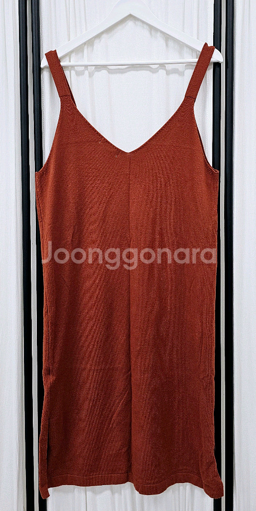 (택새상품)파파야 뷔스티에 원피스 니트 원피스--7