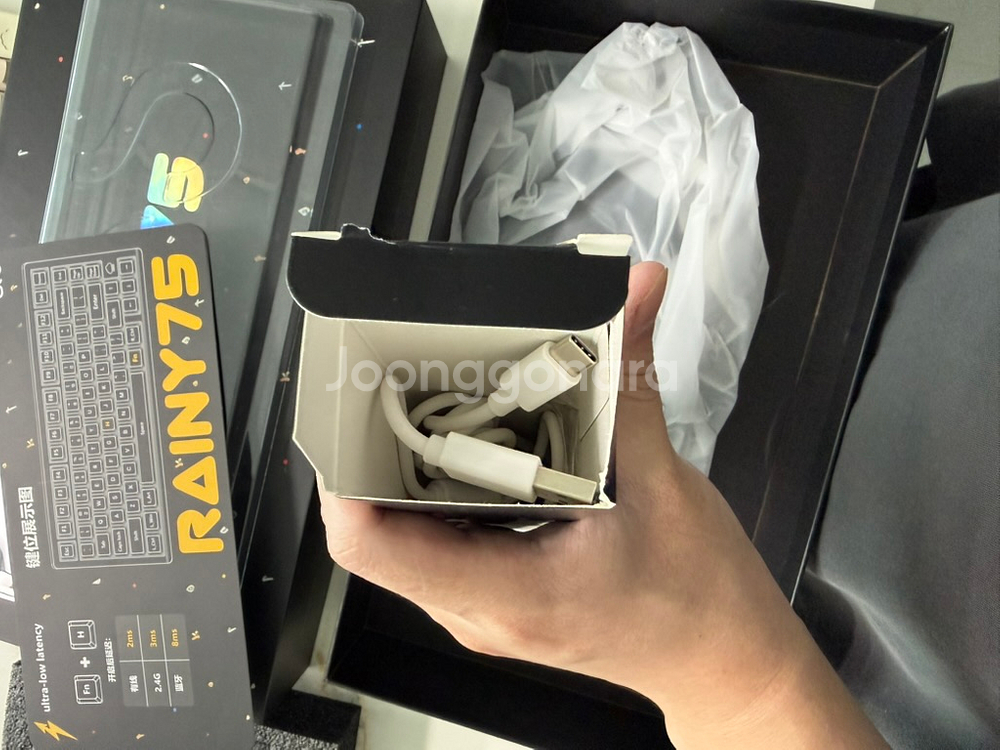 레이니 상옵 75 키보드 치즈화이트--3