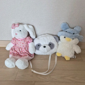 캐릭터 인형 3종 세트