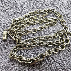 크롬 페이퍼 체인 925실버 목걸이 판매 합니다.