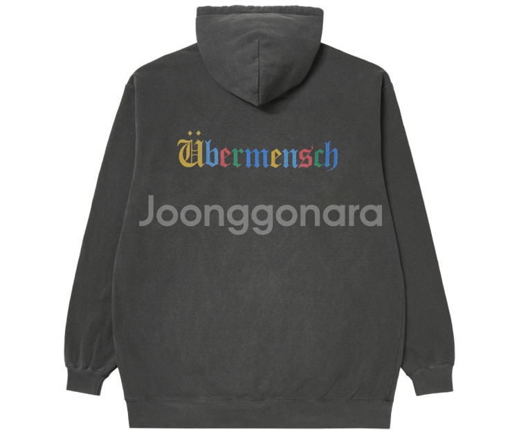 지드래곤 지디 GD 위버맨쉬 후드 L 미개봉--0