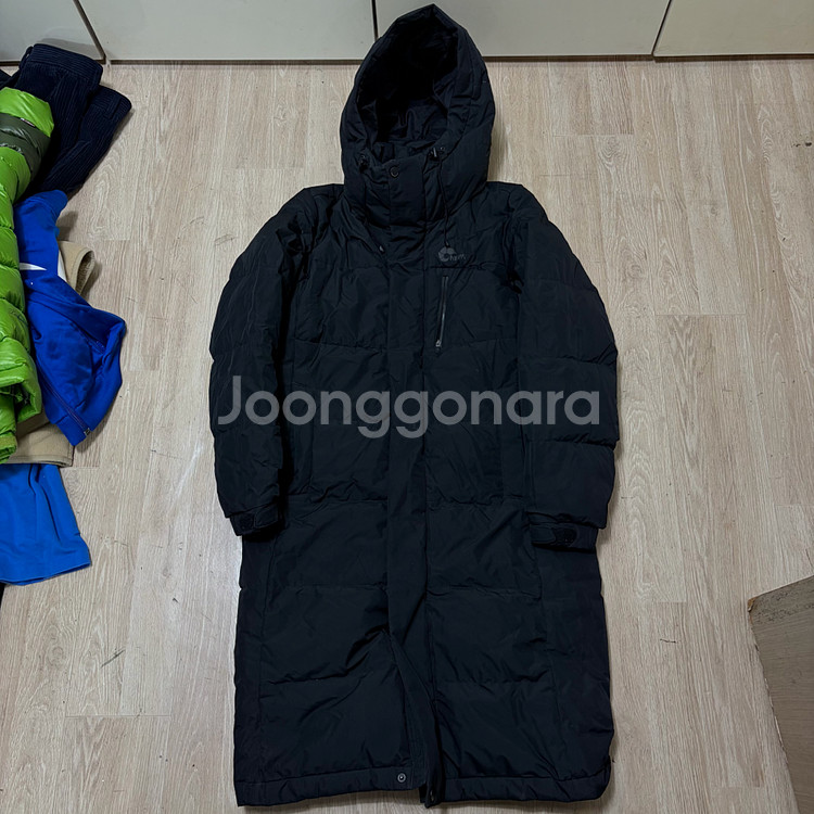 네파 여성 덕다운 후드 롱패딩 XS/85--0