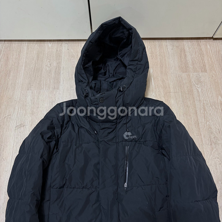 네파 여성 덕다운 후드 롱패딩 XS/85--1