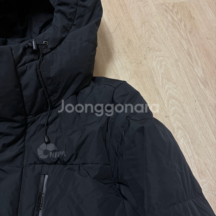 네파 여성 덕다운 후드 롱패딩 XS/85--2