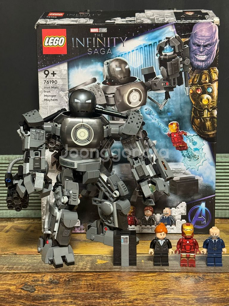 레고 인피니티사가 시리즈 아이언맨 아이언 몽거 대소동등 (76190) 판매해요.--0