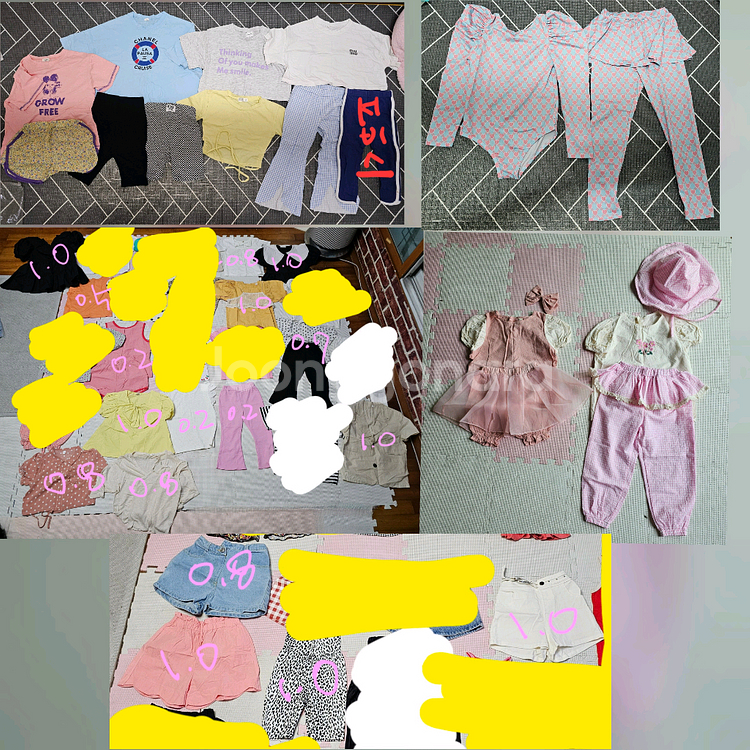 여아옷 120호130호140호150호 일괄 신발나눔--0