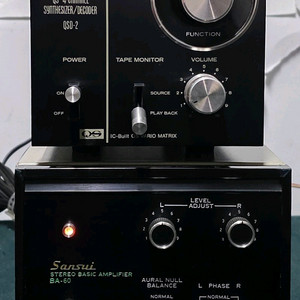 산수이 BA-60 파워/QSD-2 신디사이저(프리) 민트급