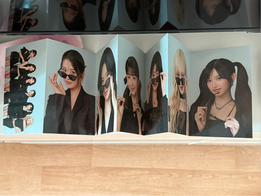 아이브 파파존스 콜라보 포스트카드 스티커 세트 이미지