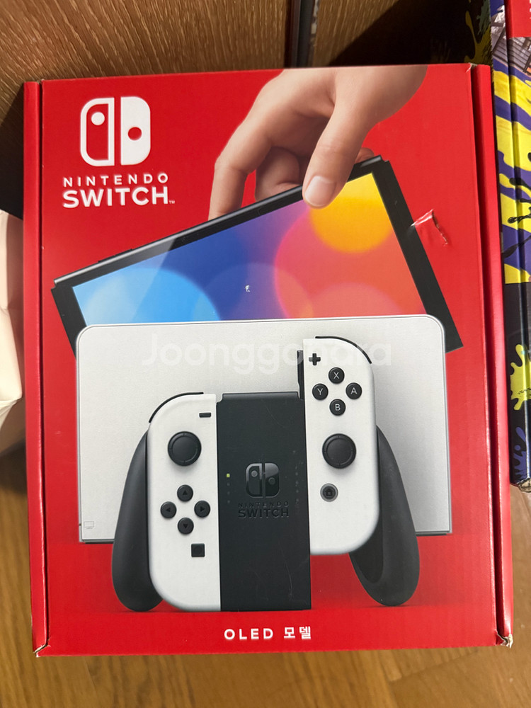 닌텐도 스위치 OLED 화이트 풀박스--0