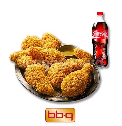 BBQ 황금올리브치킨 황올 비비큐+콜라--0