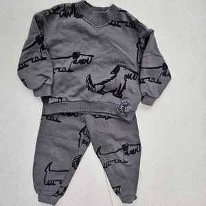 키즈 공룡 패턴 상하복 세트 104