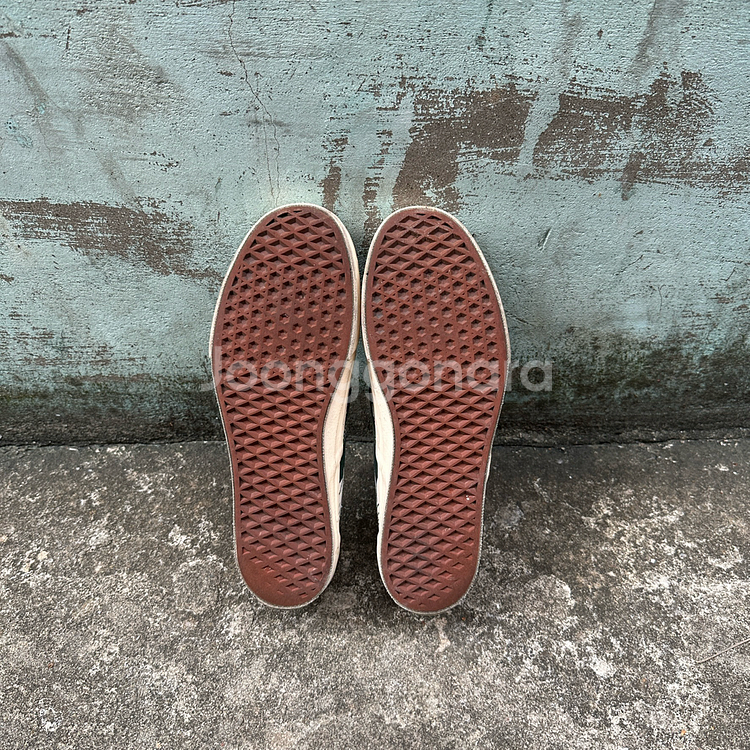 니들스 플라워 패턴 슬립온 그린 8 사이즈--7