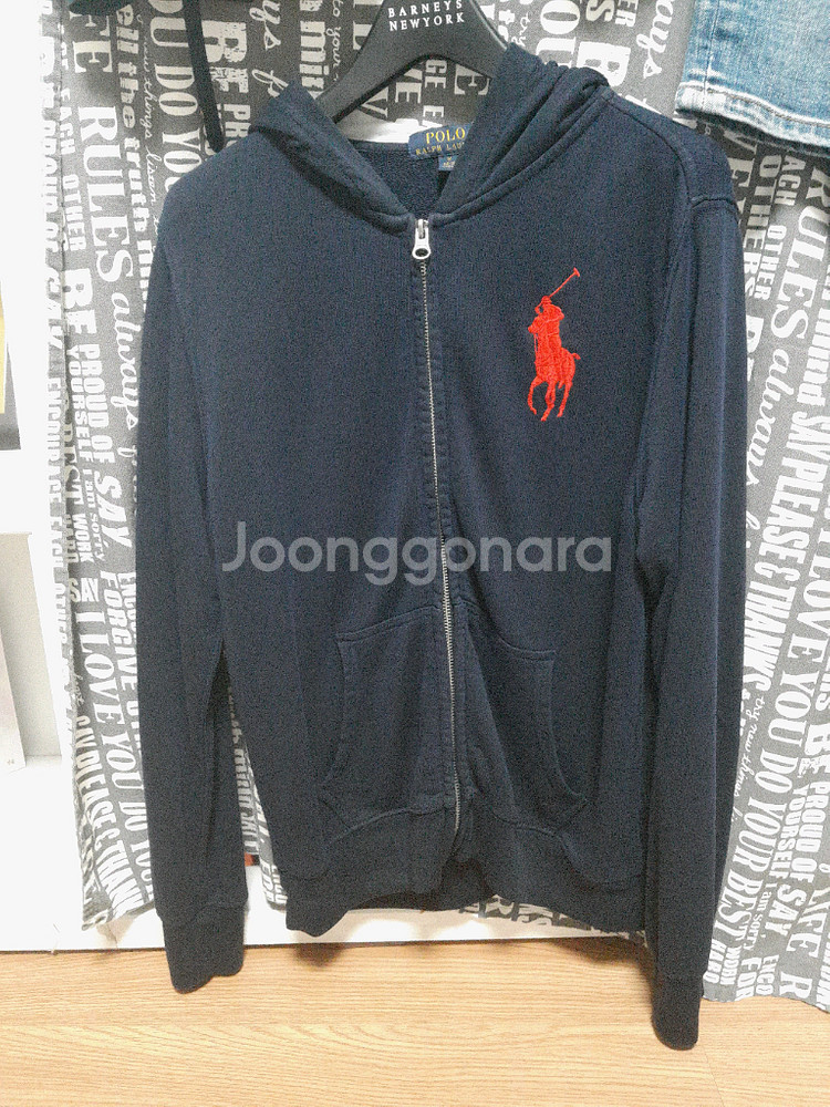폴로 랄프로렌 빅포니 로고 후드집업--0
