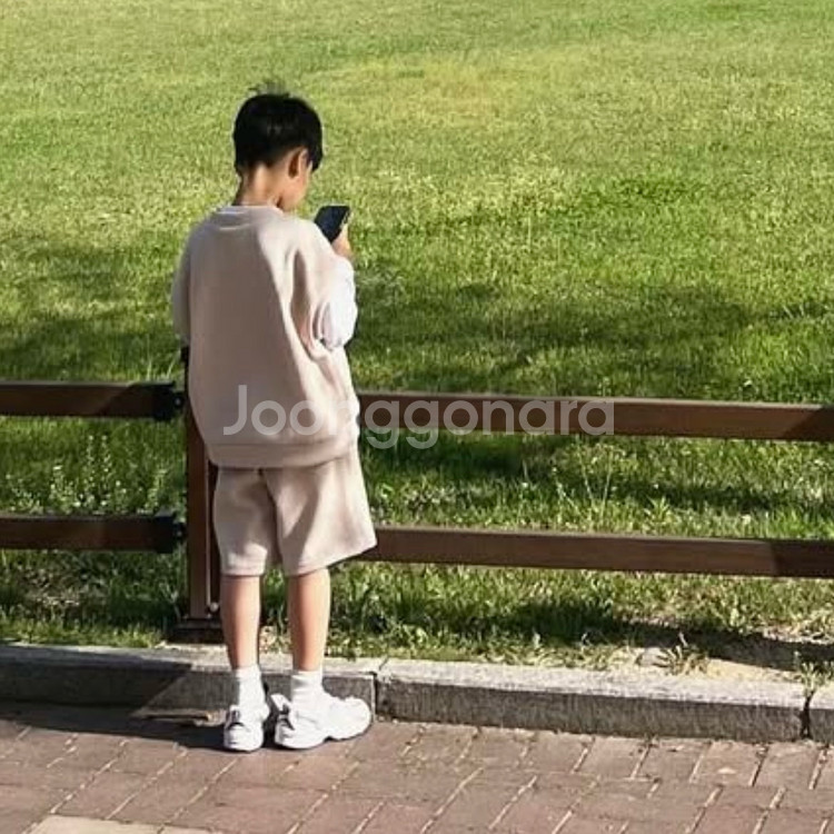 아동 니트세트 상하 2XL사이즈 (착용컷 포함)--6