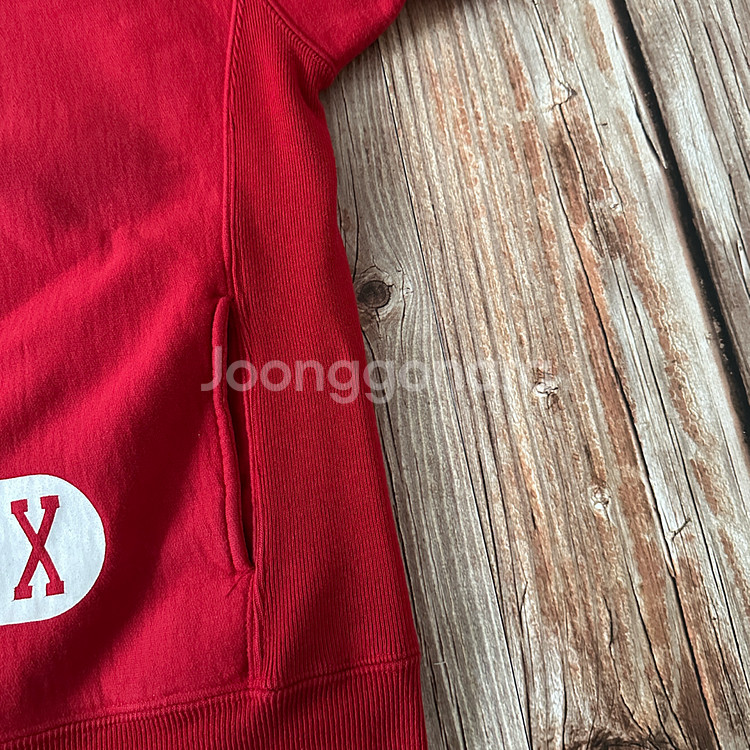 체스윅 리버스위브 스냅 가디건 레드 색상 L 사이즈--6