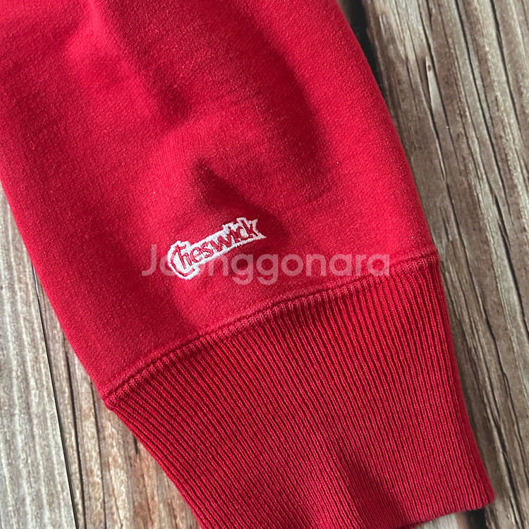 체스윅 리버스위브 스냅 가디건 레드 색상 L 사이즈--7