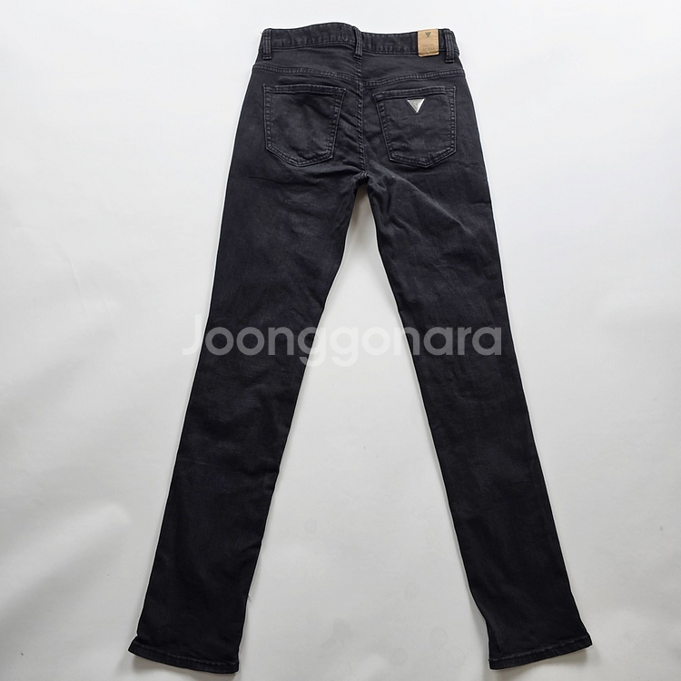 게스 청바지 흑청 스판 데님 사이즈28 R2981--2