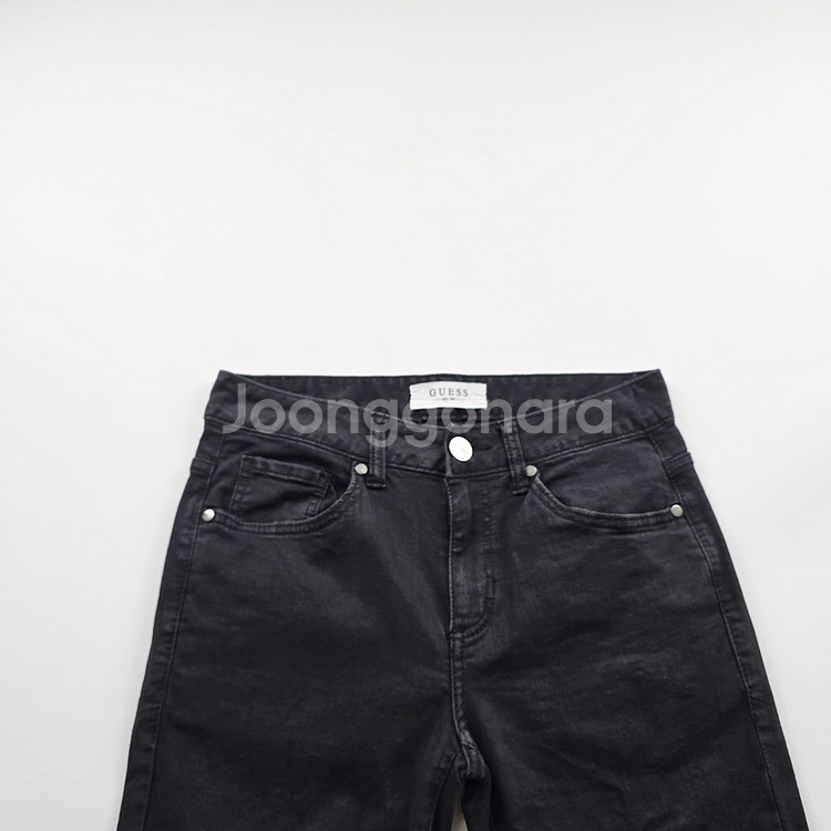 게스 청바지 흑청 스판 데님 사이즈28 R2981--3