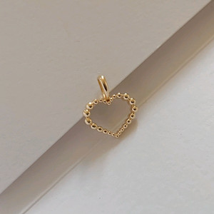 14k 하트 목걸이팬던트