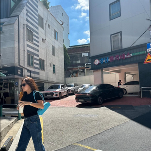 식스앤어하프 LOW RISE WIDE STRAIGHT - BLUE