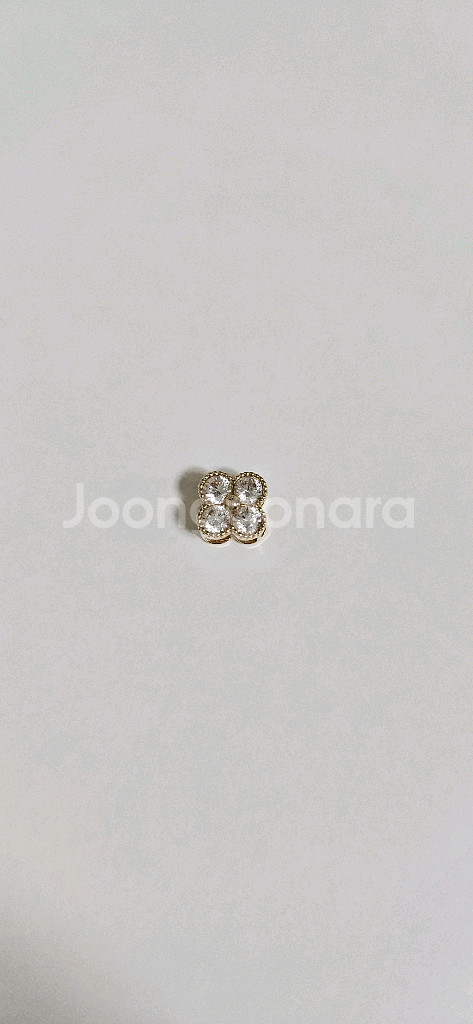 14k 클로버 목걸이팬던트--2