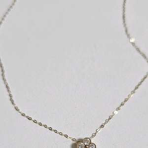 14k 클로버 목걸이팬던트